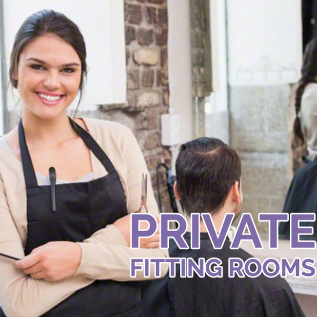 Superior Hair Private Fitting Rooms