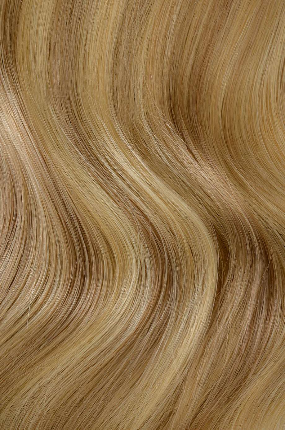 #16/22 Caramel Light Blonde Mix Classic Clip In Hair Extensions 9pcs