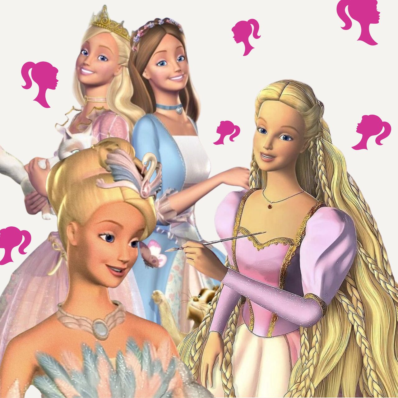 Classic Barbie Animated Movie Hair and Outfit Looks