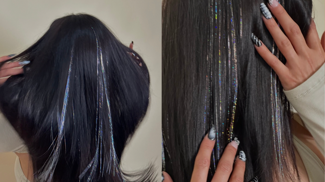 Our favourite holiday trend for 2023 - Hair Tinsels!