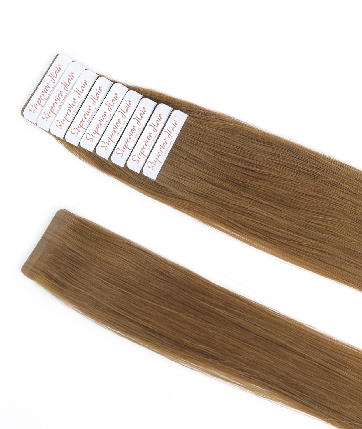 #12 Dark Honey Ultra Seamless Tape In Hair Extensions (DISCONTINUED)