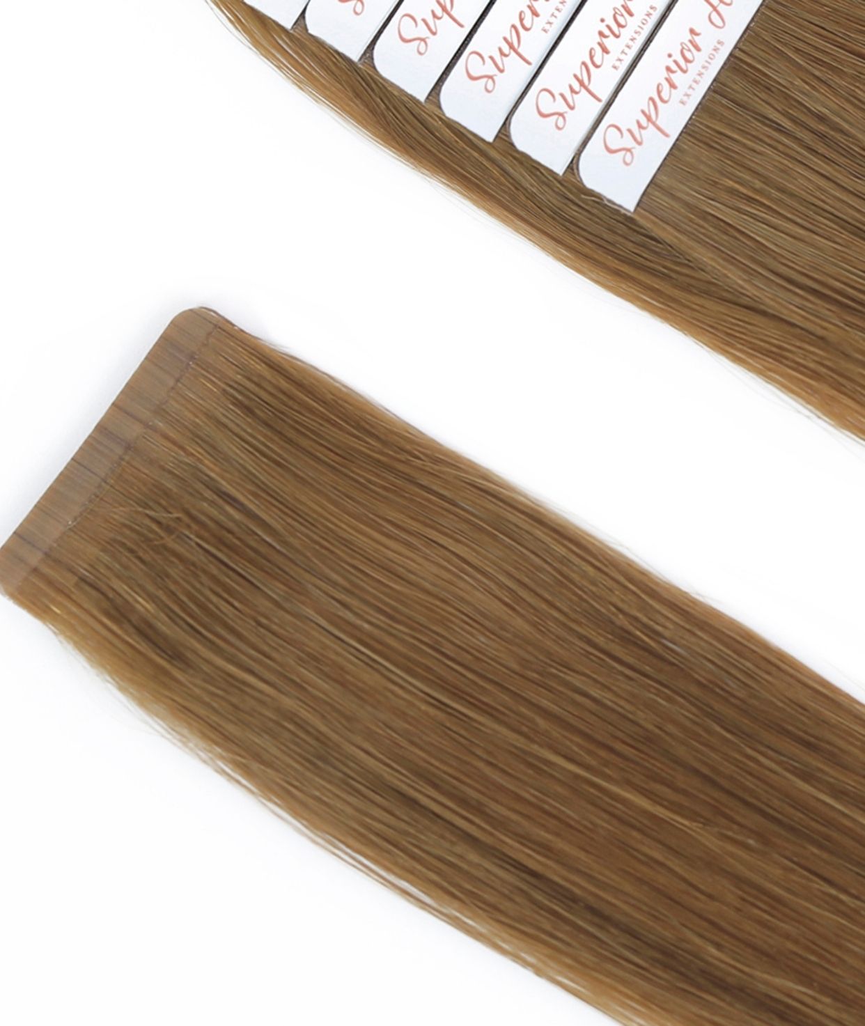 #12 Dark Honey Ultra Seamless Tape In Hair Extensions (DISCONTINUED)