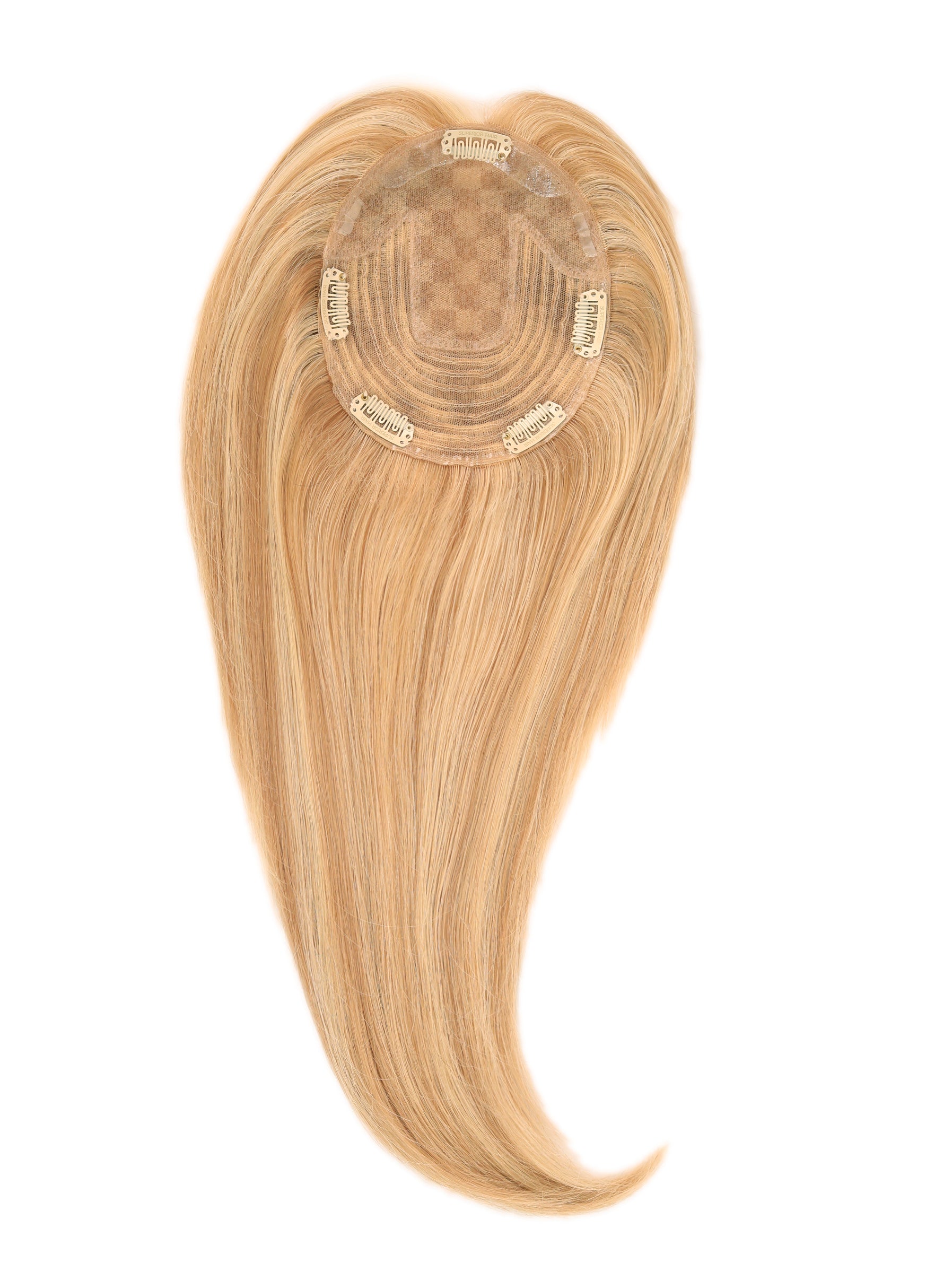 #16/22 Caramel Blonde HL Topper With Invisible Wire