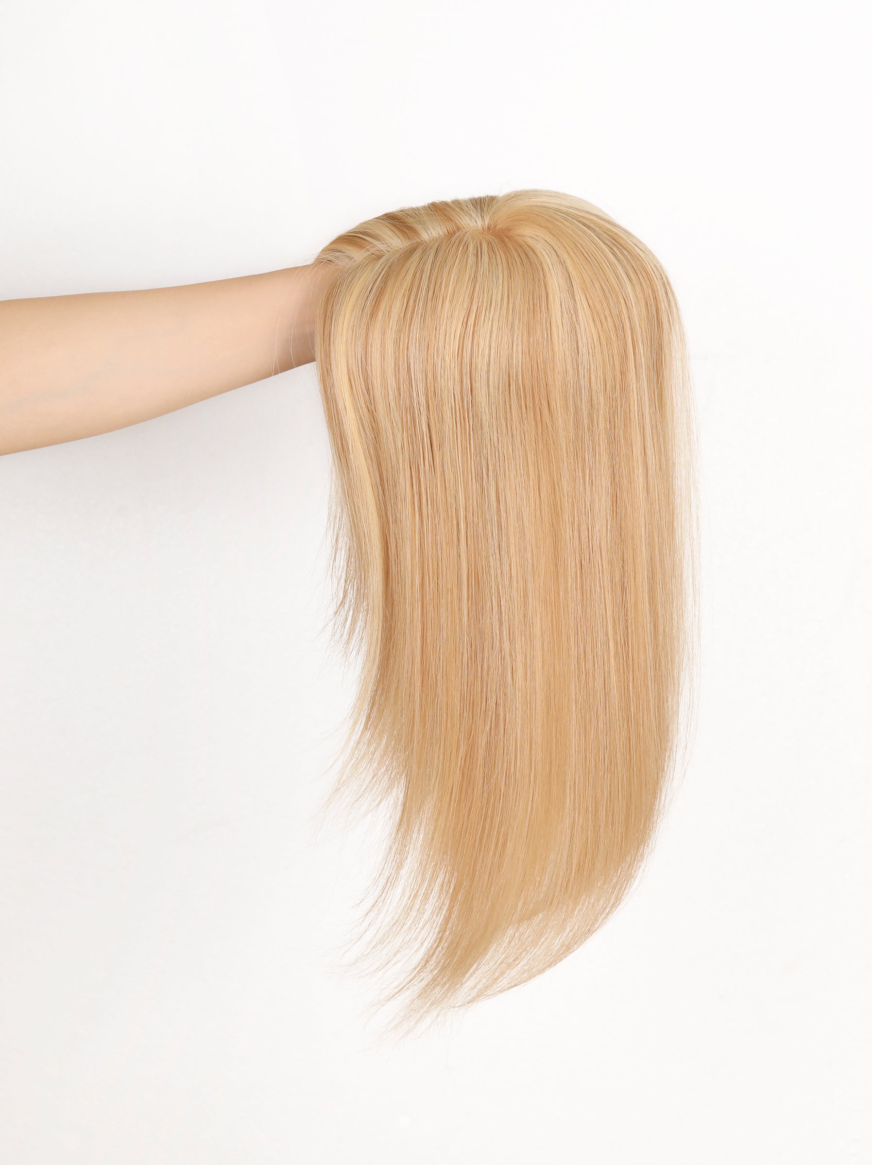 #16/22 Caramel Blonde HL Topper With Invisible Wire