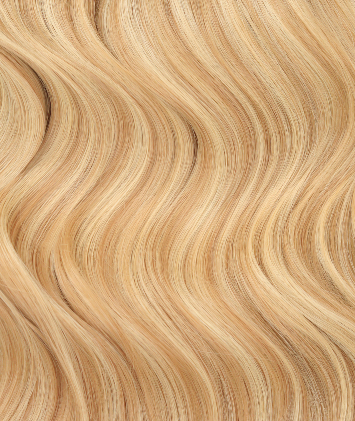 #16/22 Caramel Light Blonde Mix Butterfly Weft™ Hair Extensions
