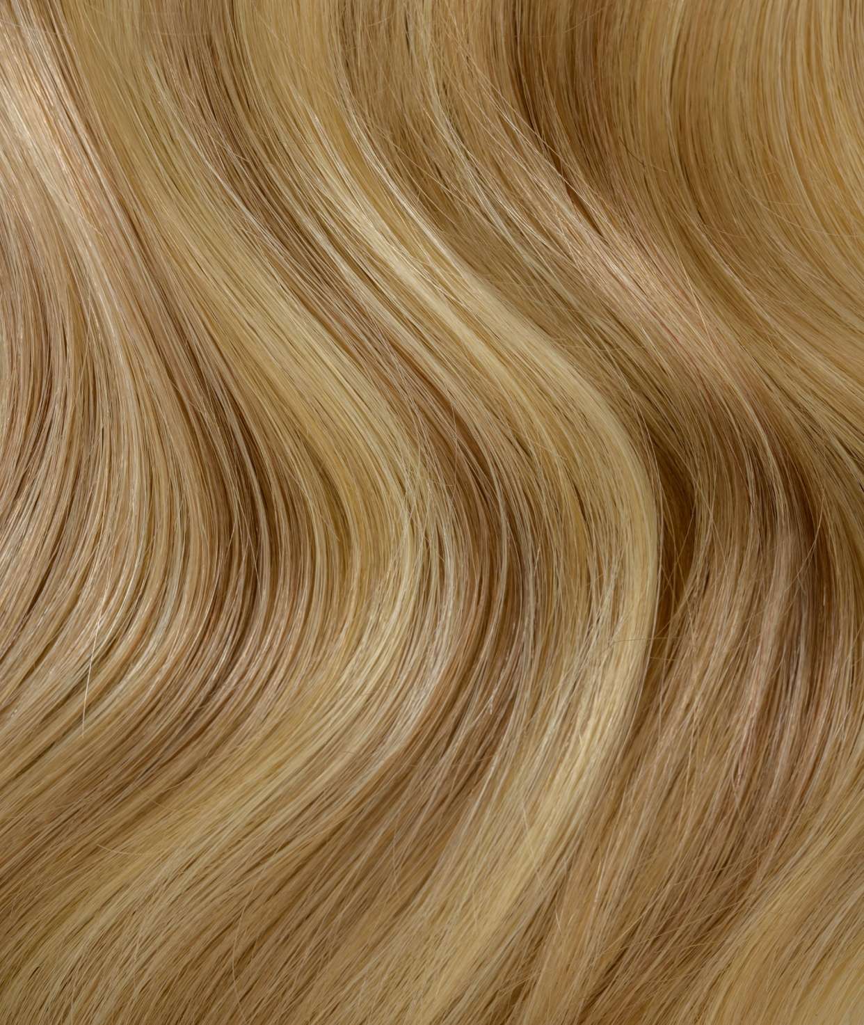 #16/22 Caramel Light Blonde Mix Nano Tip Hair Extensions