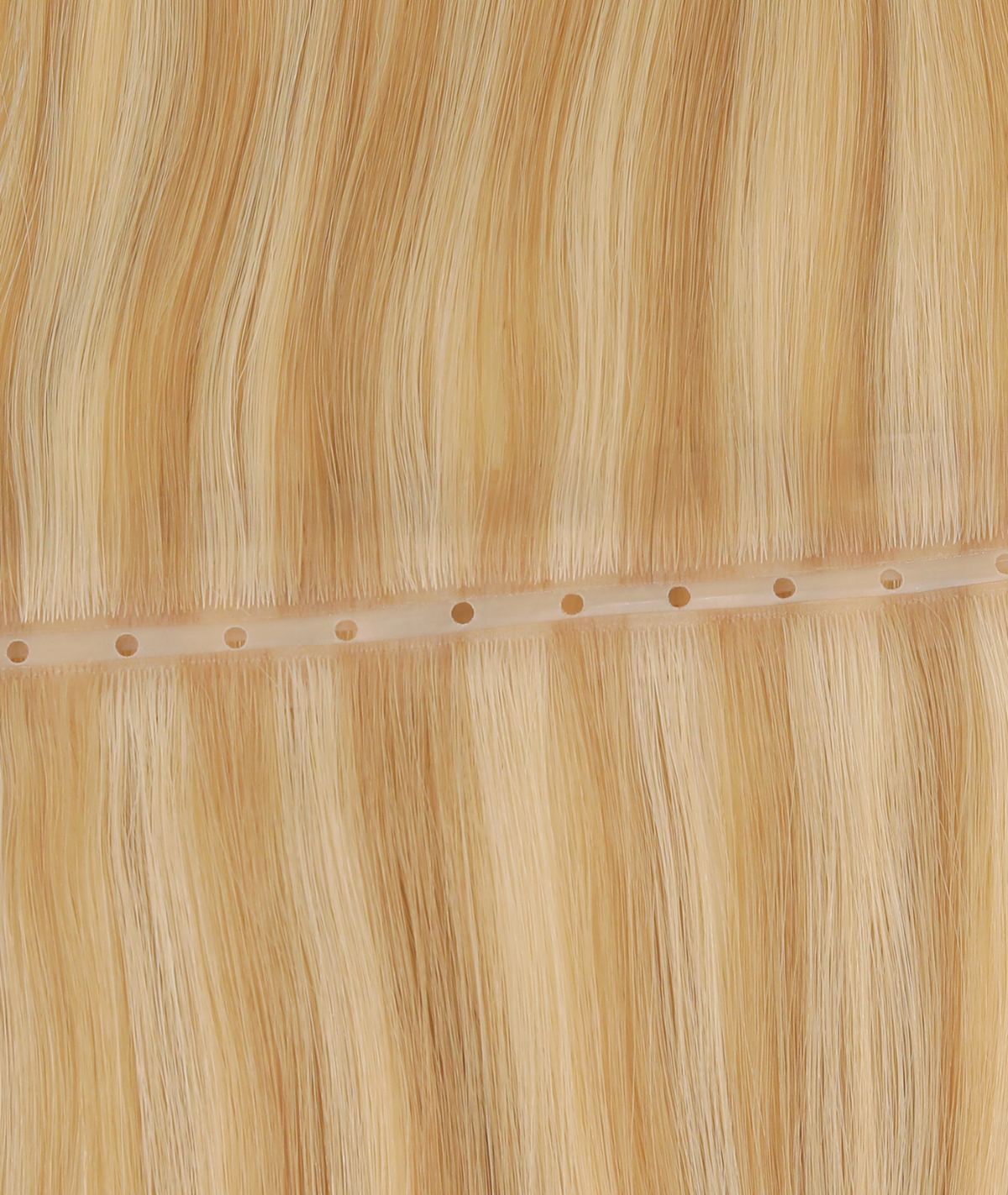 #16/22 Caramel Light Blonde Mix Invisi Butterfly Weft™ Hair Extensions