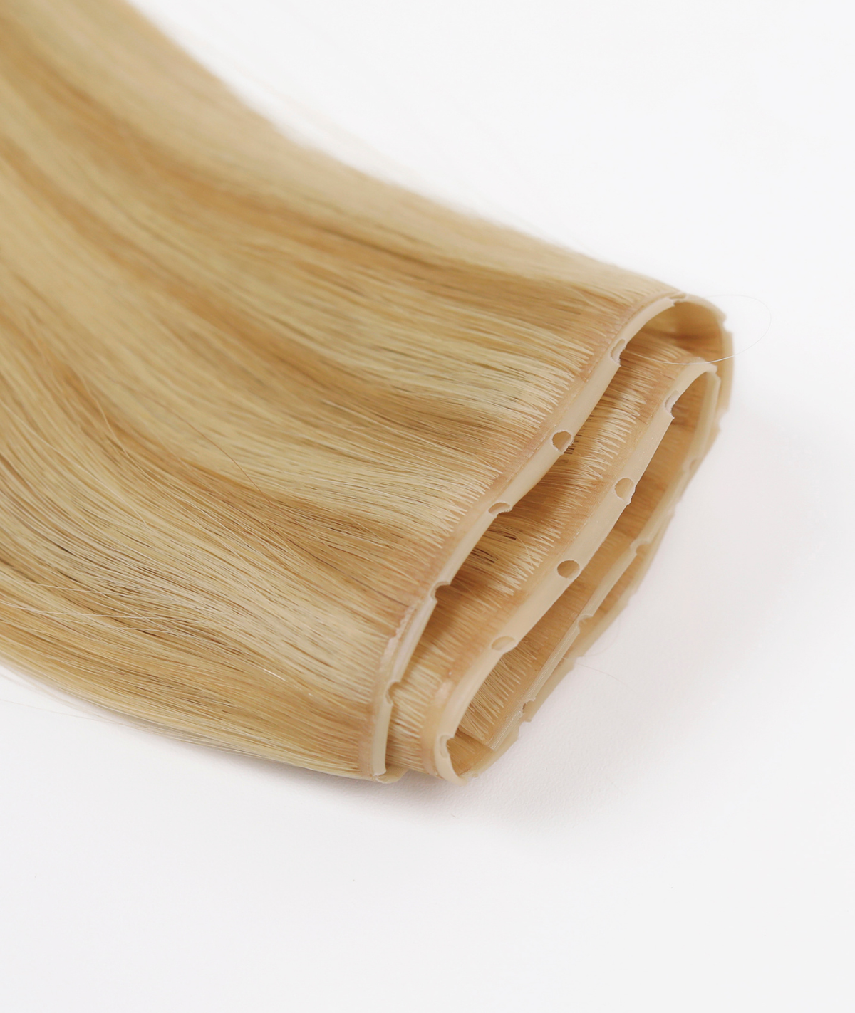#16/22 Caramel Light Blonde Mix Invisi Butterfly Weft™ Hair Extensions