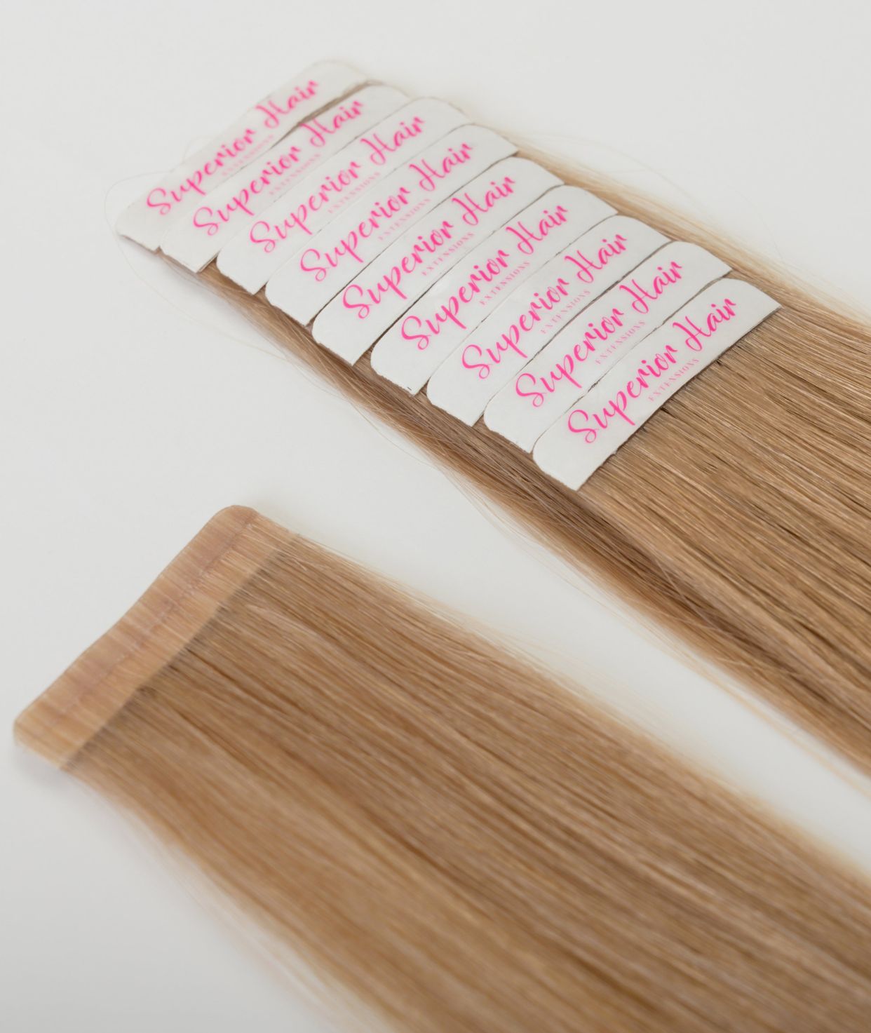 #16 Caramel Dark Blonde Ultra Seamless Tape In Hair Extensions (DISCONTINUED)