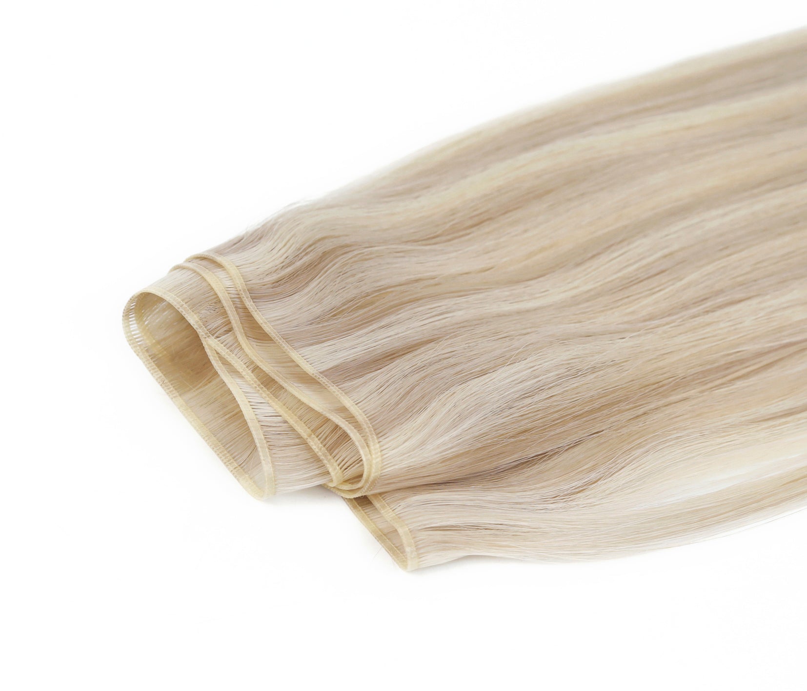 #18/613 Ash Blonde Highlights Butterfly Weft™ Hair Extensions