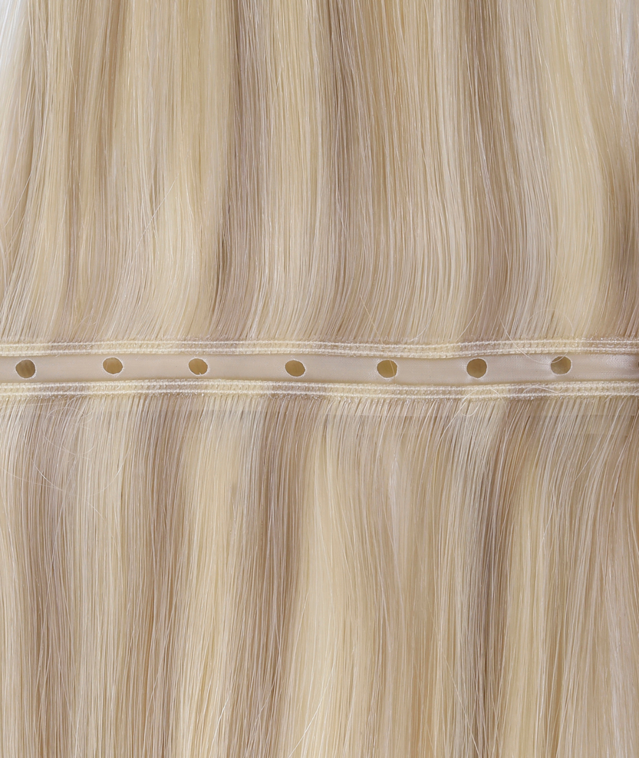 #18/613 Ash Blonde Highlights Butterfly Weft™ Hair Extensions