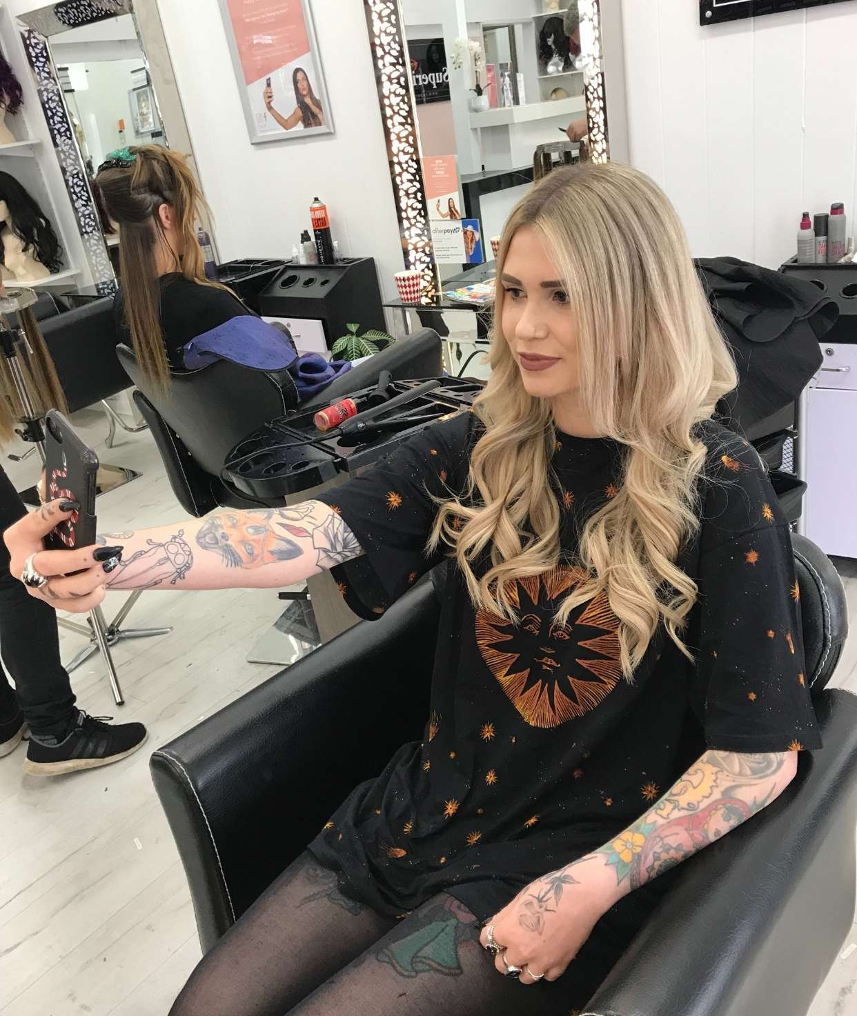#18/613 Ash Blonde Highlights Butterfly Weft™ Hair Extensions