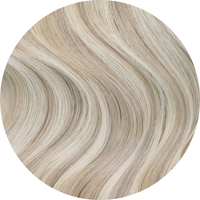 #18/60 Pearl Ash Blonde Highlights Genius Weft Extensions