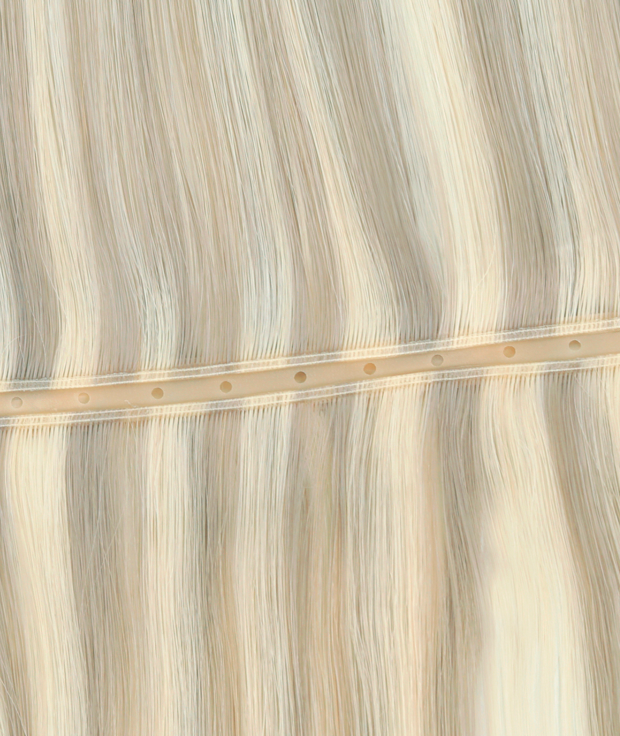 #18/60 Pearl Ash Blonde Highlights Butterfly Weft™ Hair Extensions