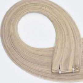 #18/60 Pearl Ash Blonde Highlights Genius Weft Extensions
