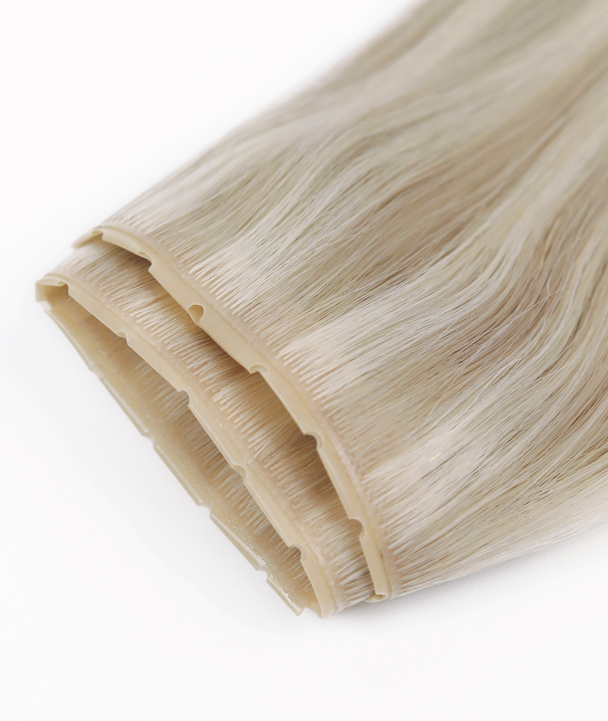 #18/60 Pearl Ash Blonde Highlights Invisi Butterfly Weft™ Hair Extensions