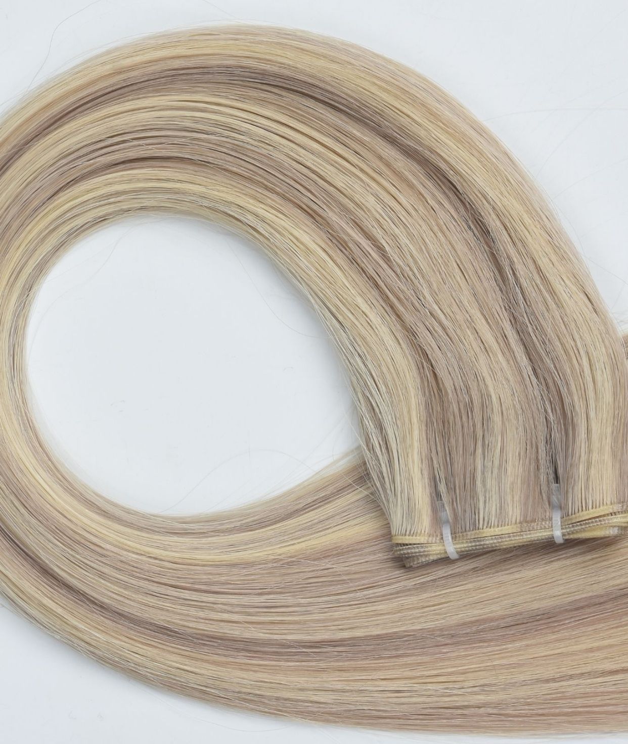 #18/613 Lightest Ash Blonde Highlights Genius Weft Extensions