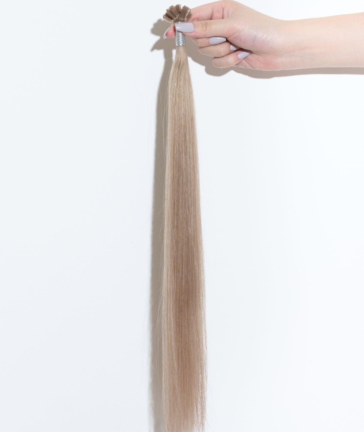 #18 Dark Ash Blonde Pre Bonded U Tip Hair Extensions