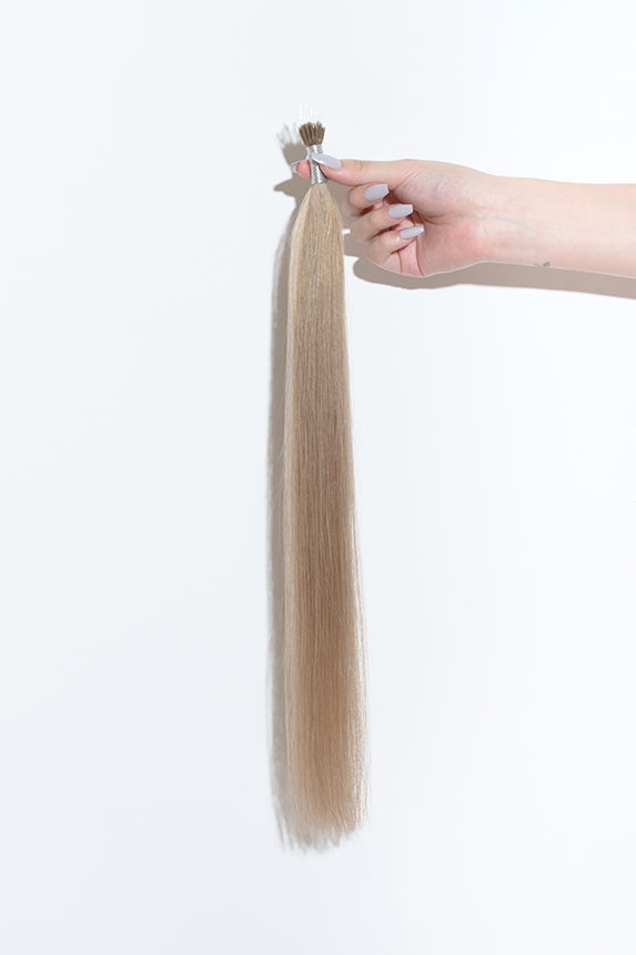 #18 Dark Ash Blonde Nano Tip Hair Extensions