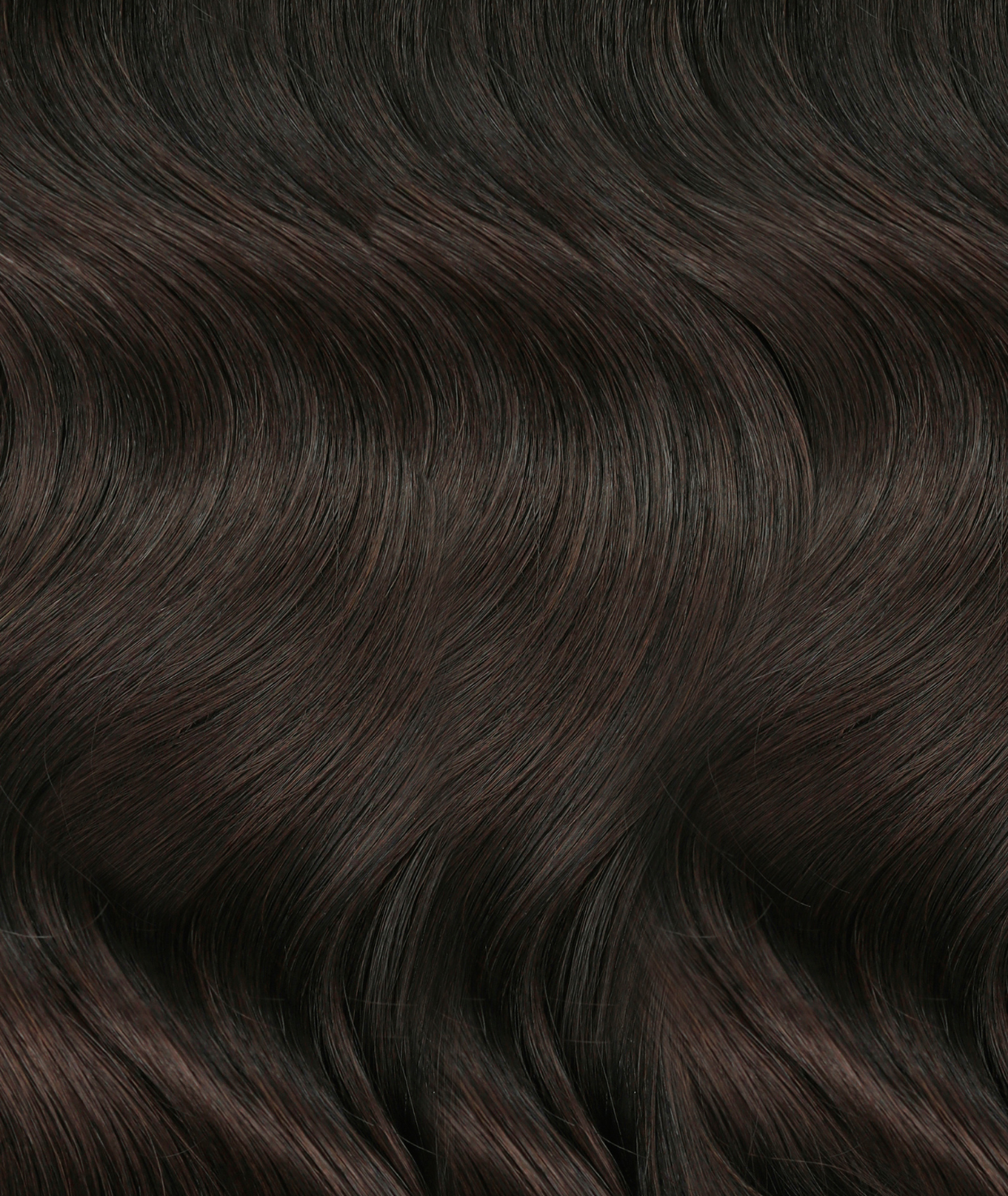 #1BL Darkest Brown Classic Clip In Hair Extensions 9pcs