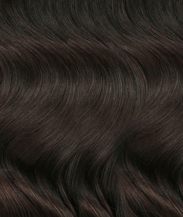 #1BL Darkest Brown Classic Clip In Hair Extensions 9pcs