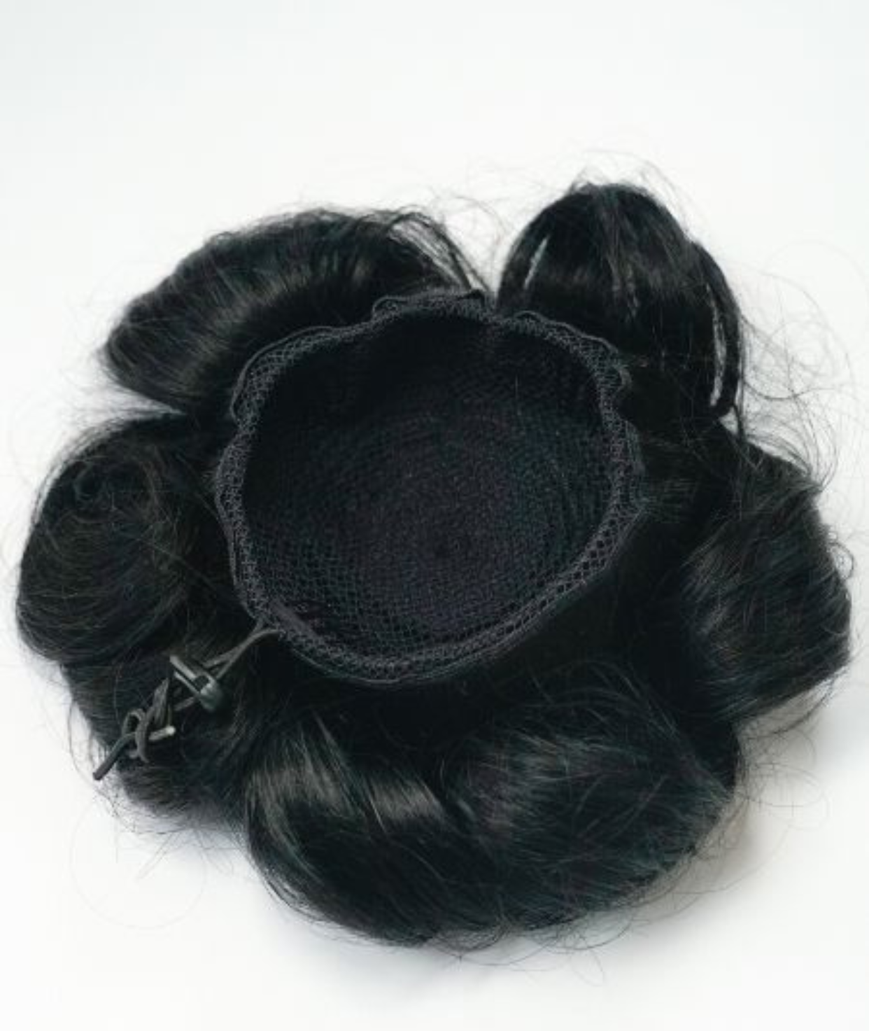 #1B Off Black Clip-In Bun Extension