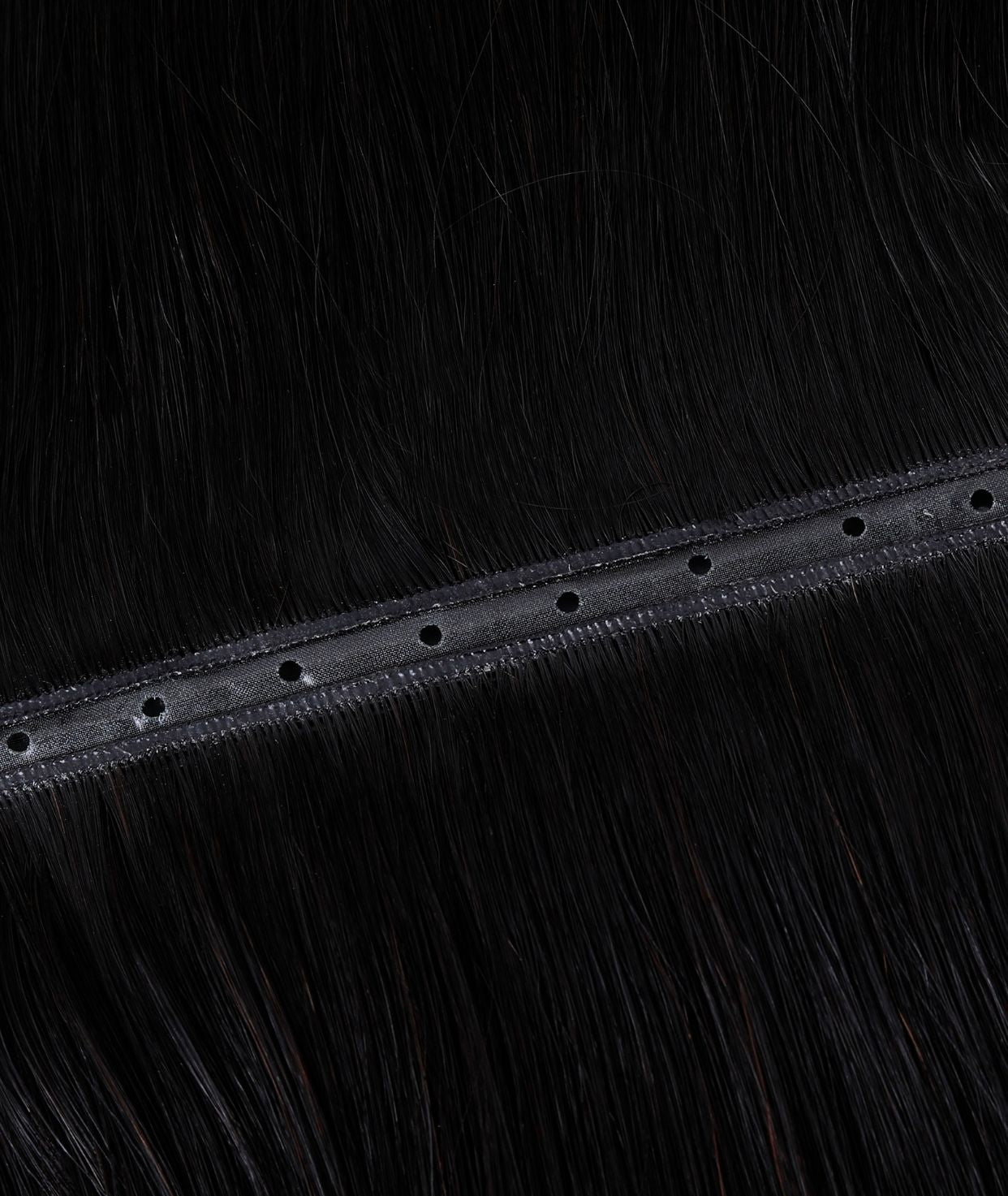 #1B Off-Black Butterfly Weft™ Hair Extensions