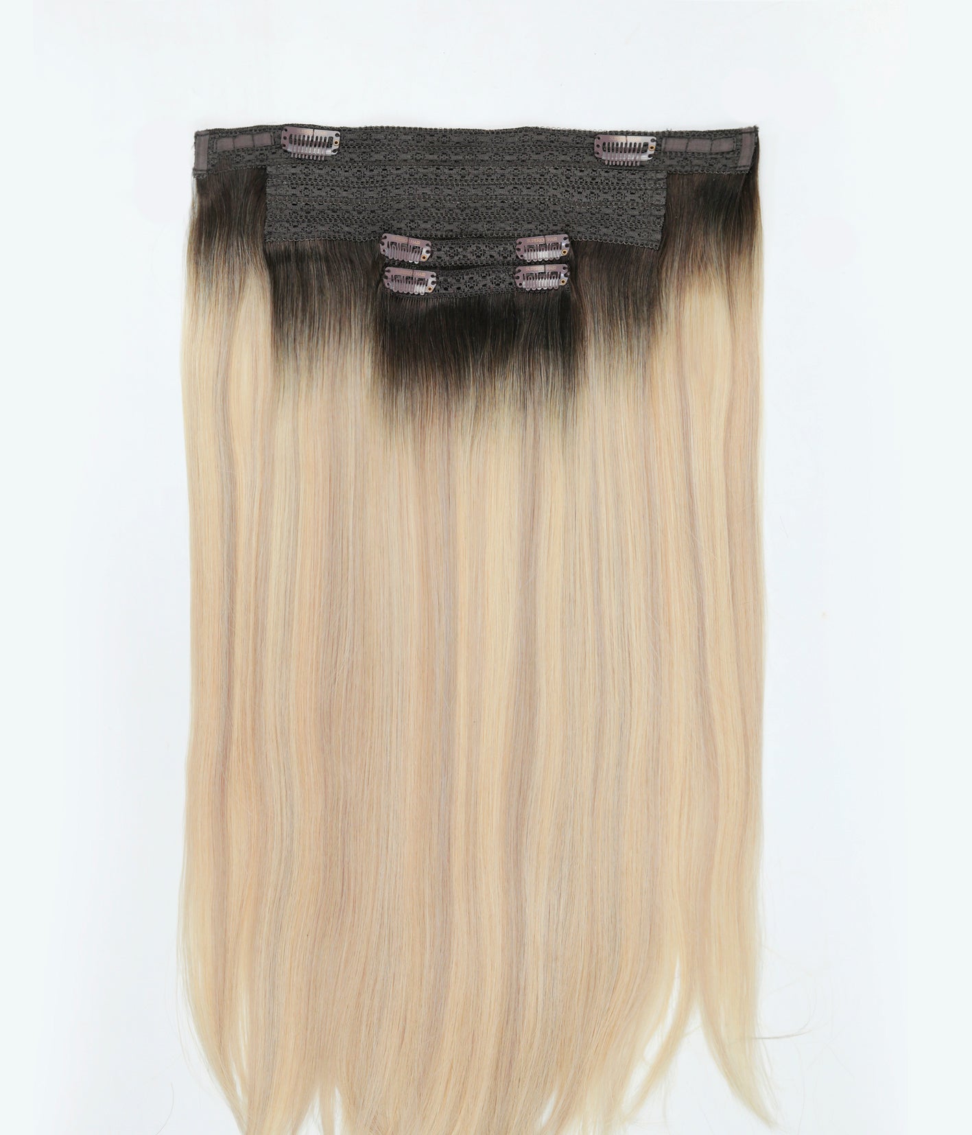 #Iced Coffee Balayage Classic Halo Hair Extensions