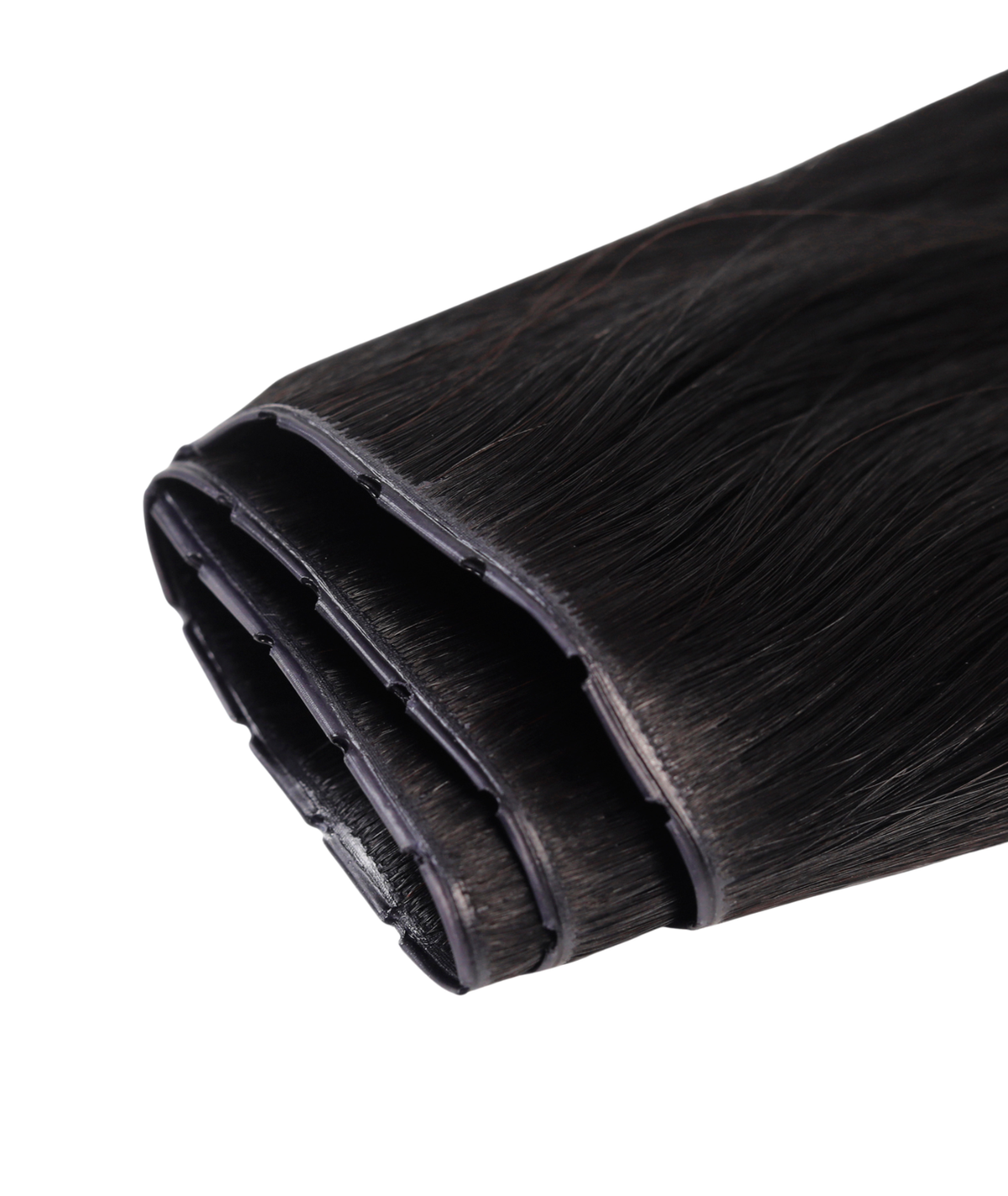 #1 Jet Black Invisi Butterfly Weft™ Hair Extensions