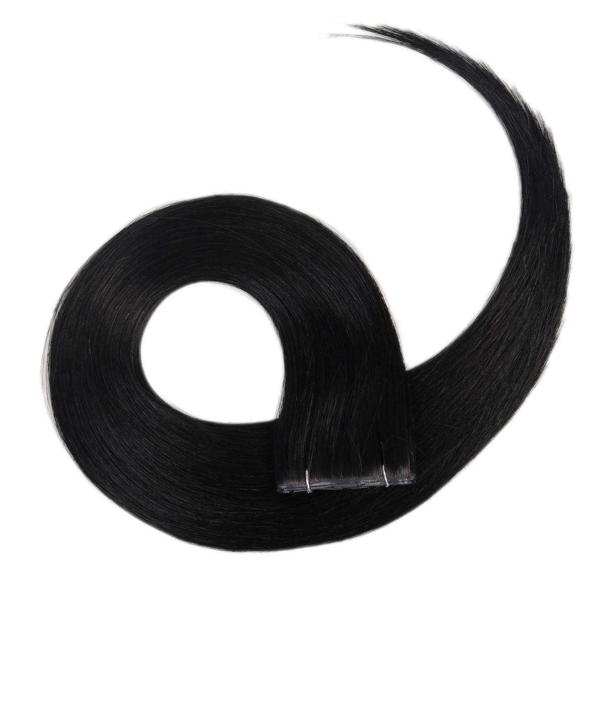 #1 Jet Black Invisi Butterfly Weft™ Hair Extensions