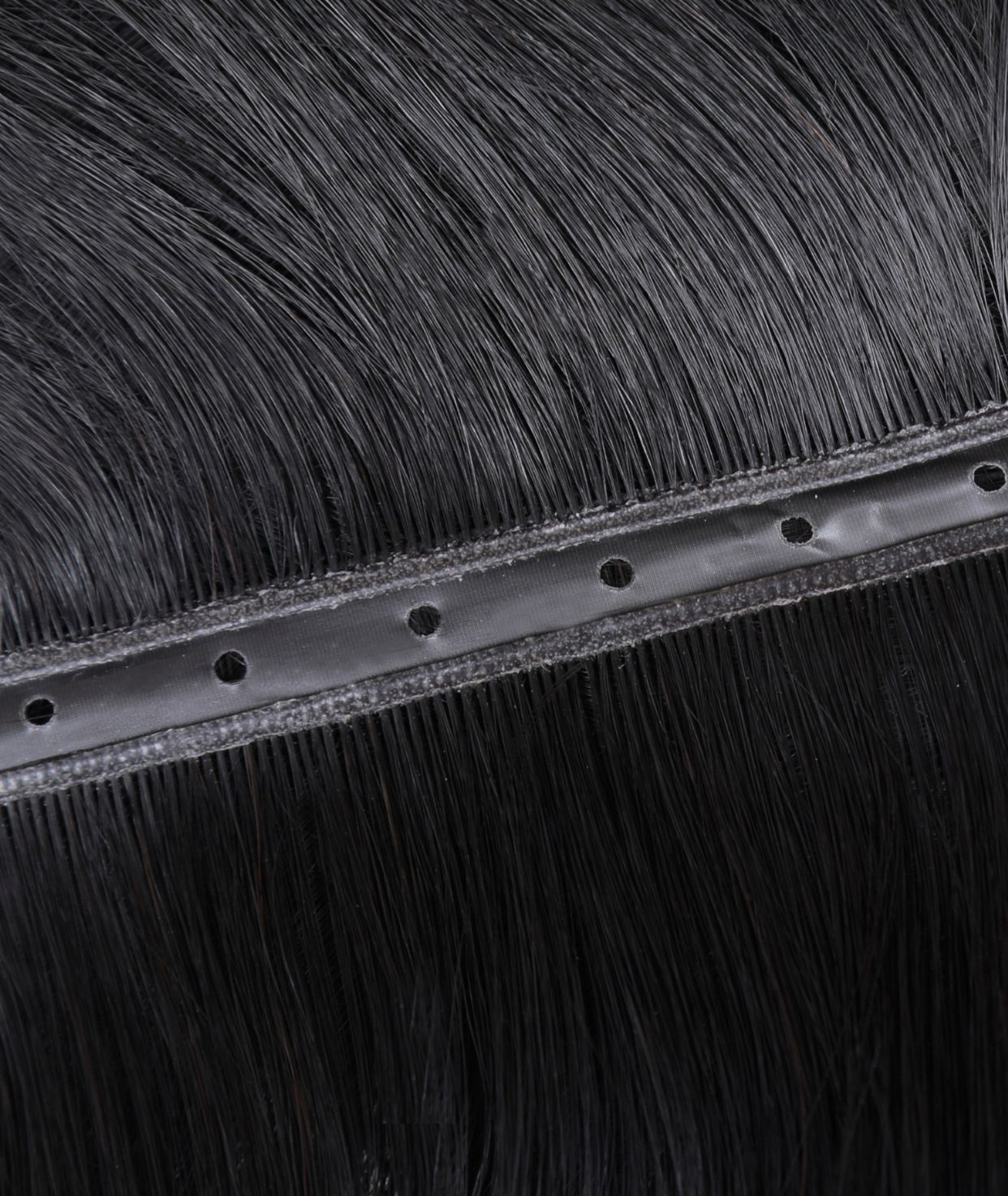 #1 Jet Black Butterfly Weft™ Hair Extensions