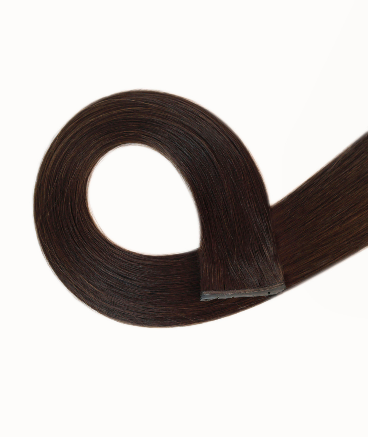 #2 Dark Brown Butterfly Weft™ Hair Extensions