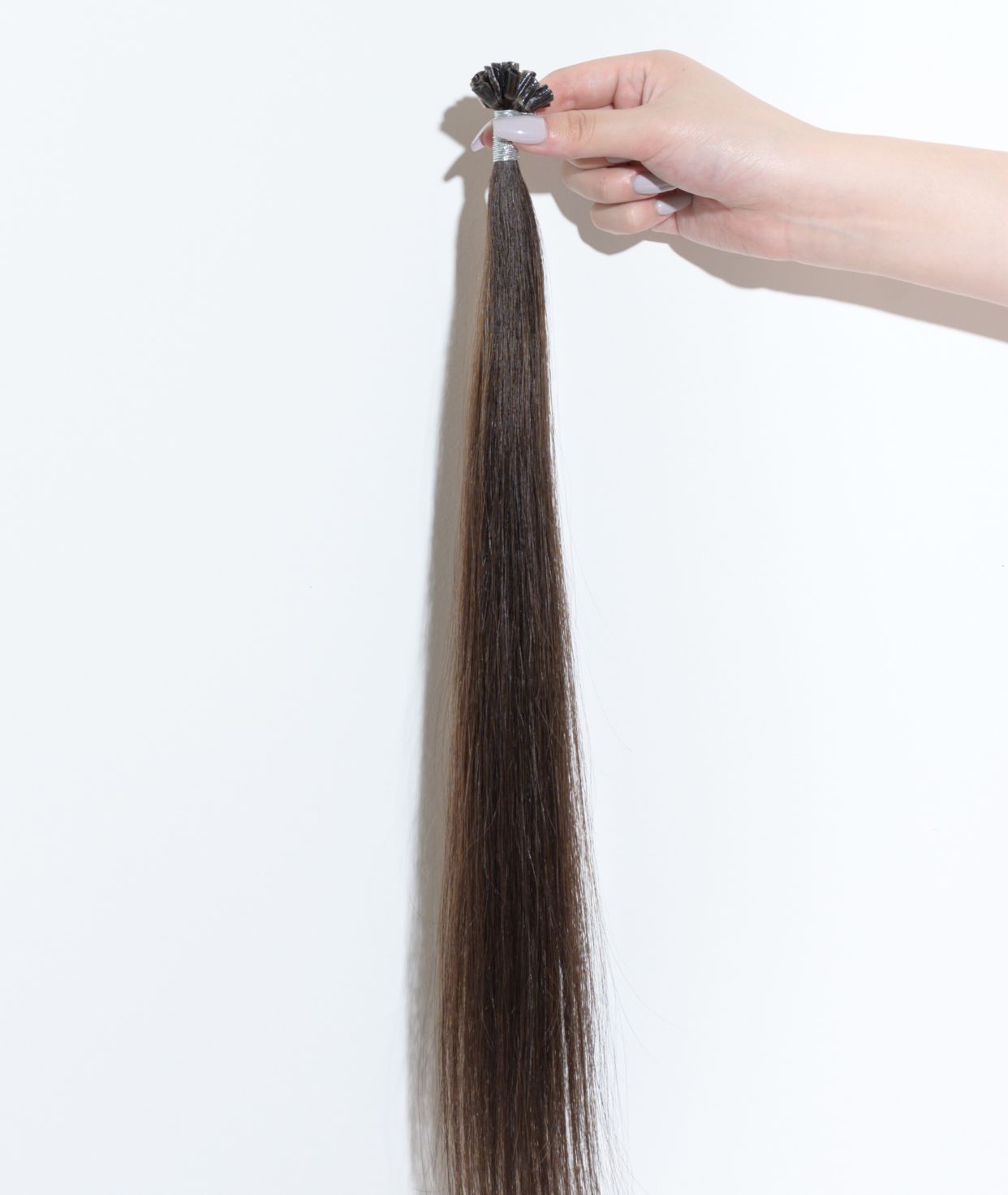 #2 Dark Brown Pre Bonded U Tip Hair Extensions
