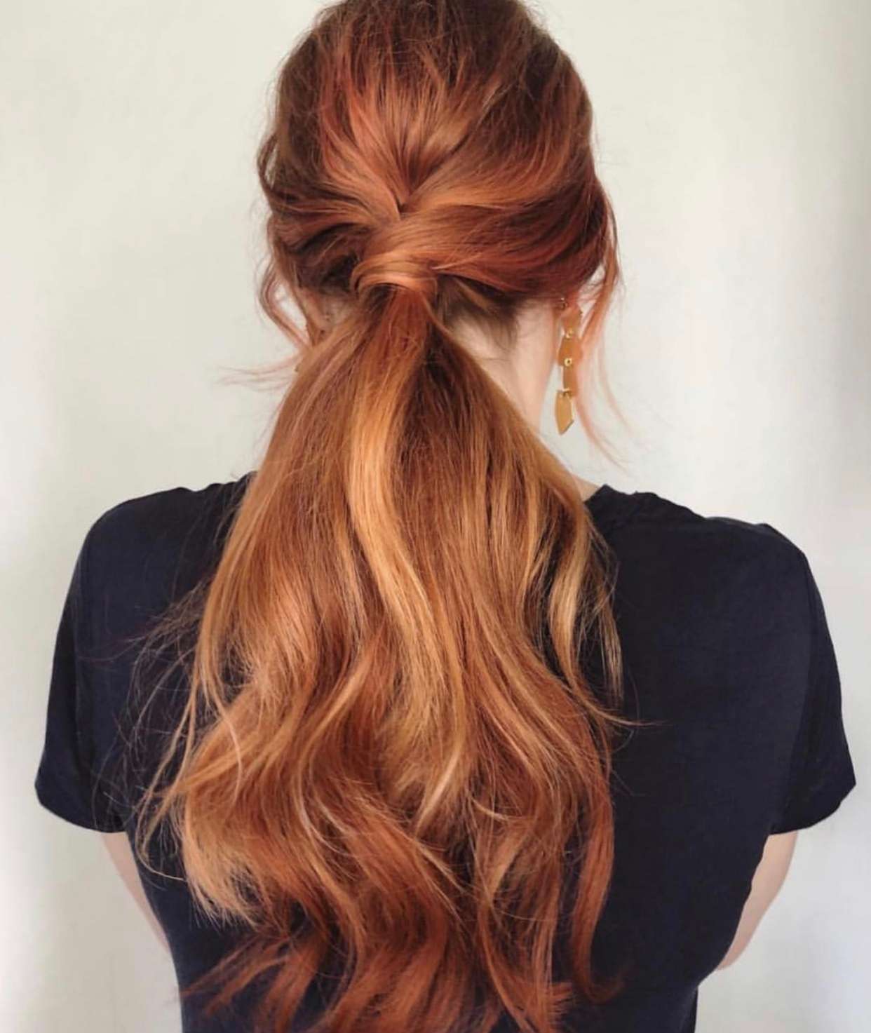 #33 Auburn Nano Tip Hair Extensions