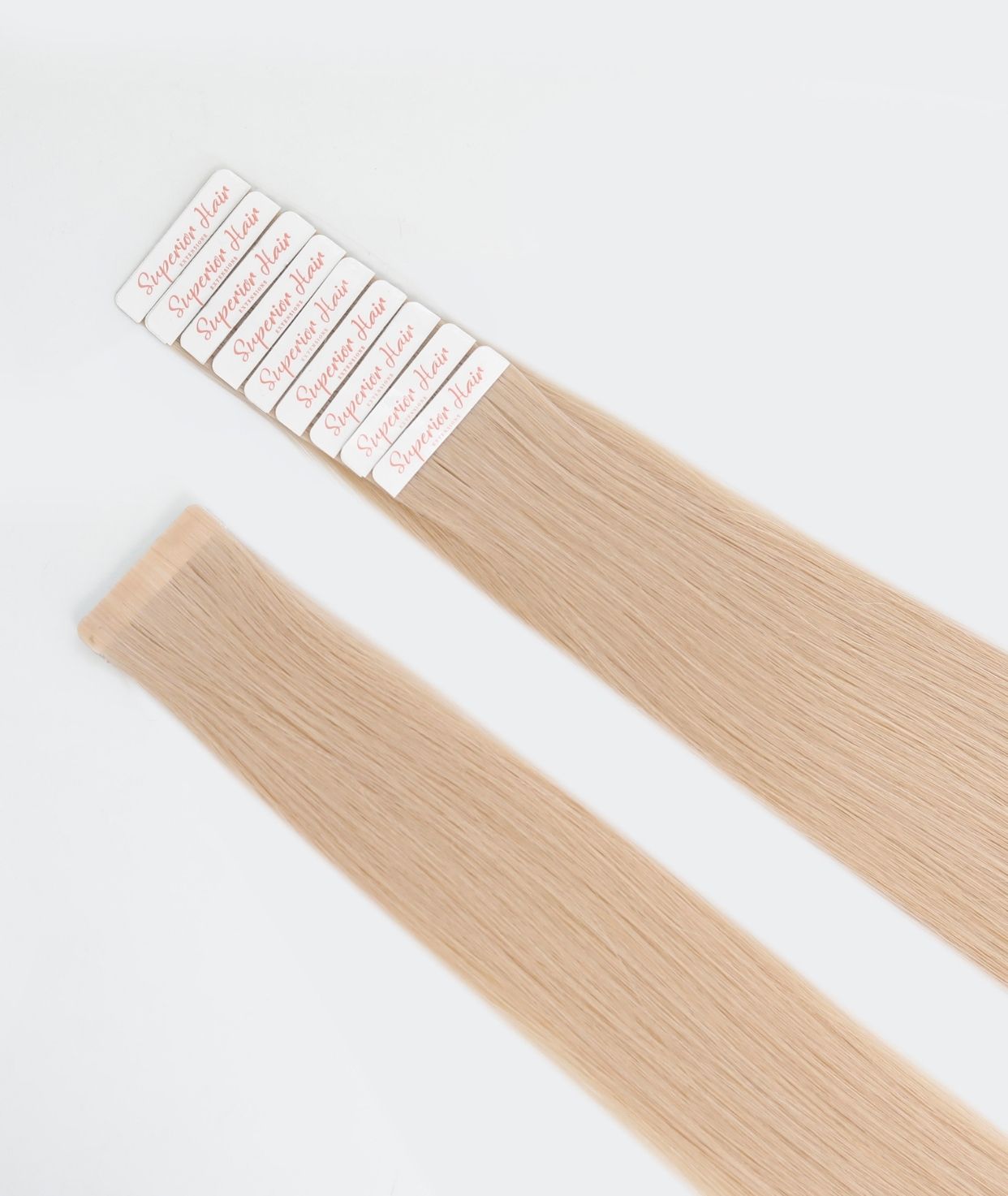 #Beach Blonde Ultra Seamless Tape In Extensions