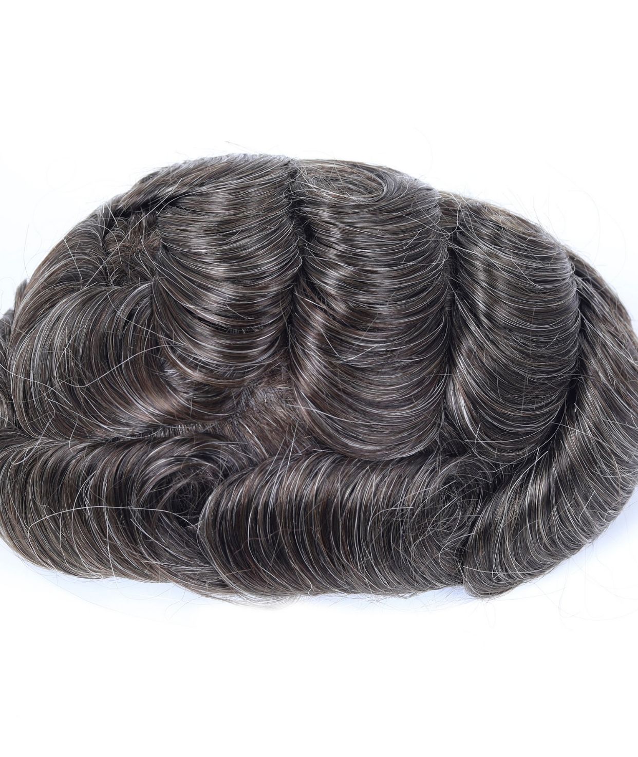 #4 Medium Brown Skin Base Hair System