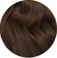 #4 Chocolate Brown Nano Tip Hair Extensions