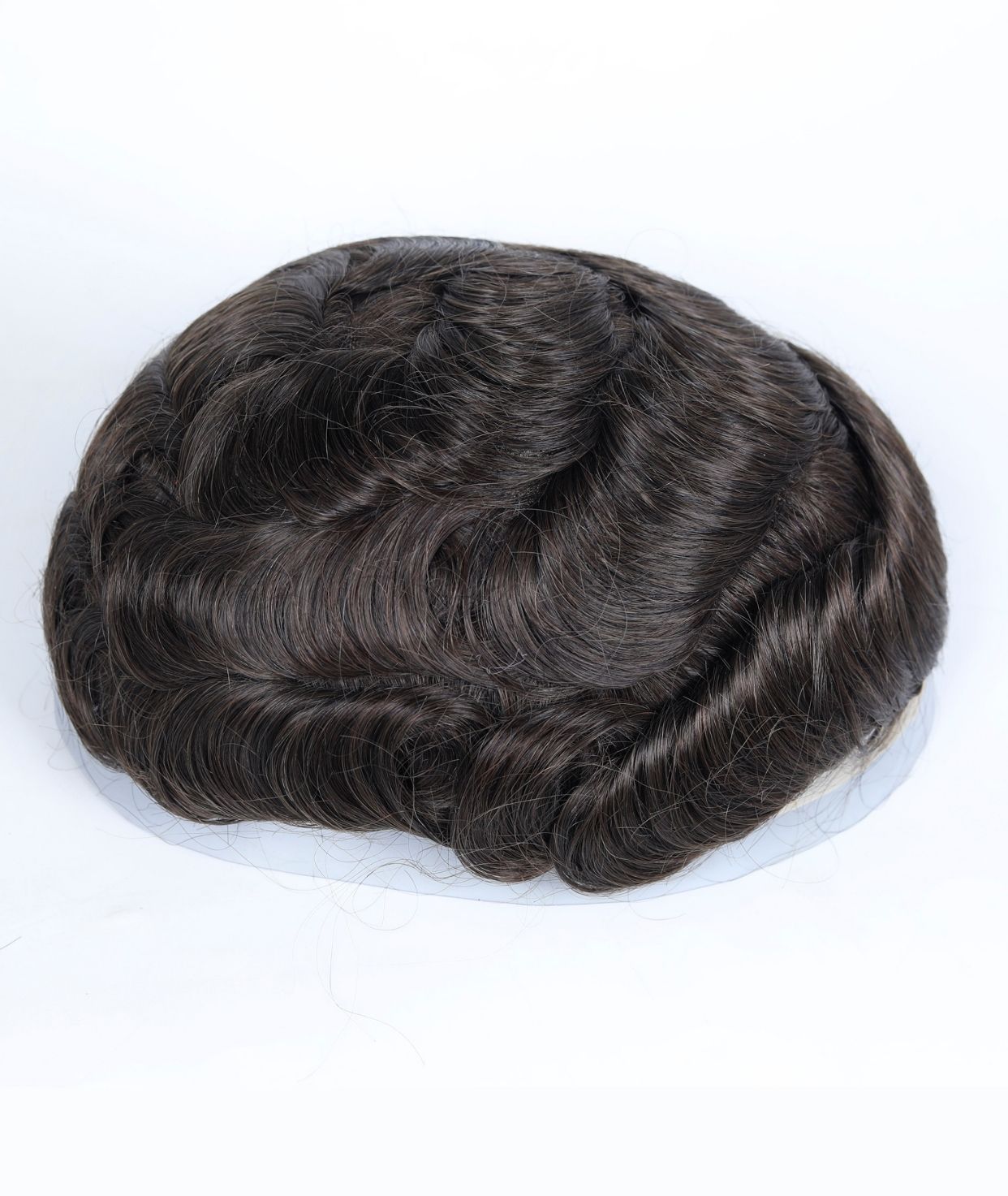 #4 Medium Brown Skin Base Hair System