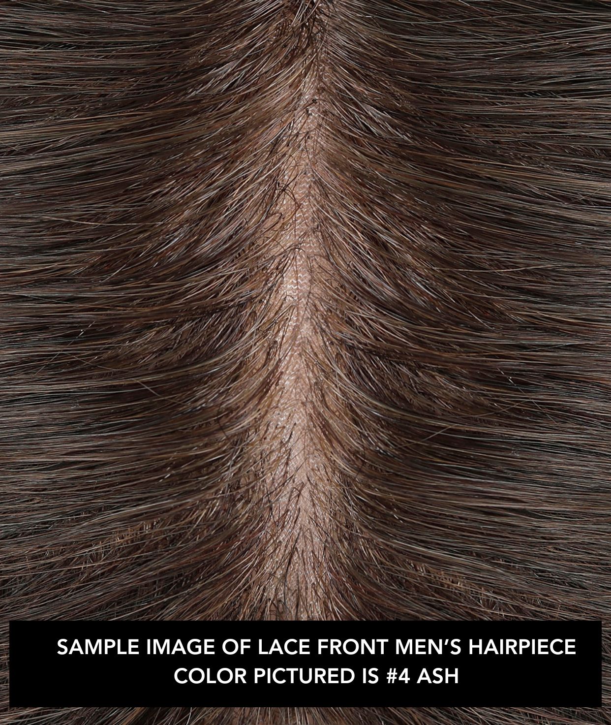 #1B Natural Black Skin Base Hair System