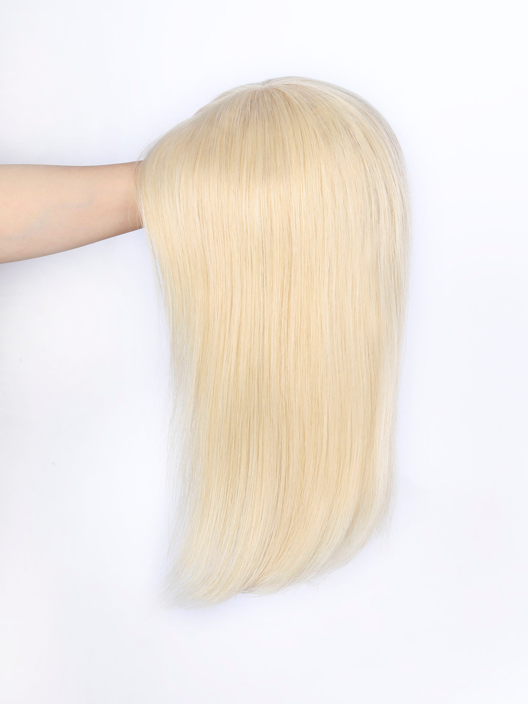 #613 Platinum Blonde Topper With Invisible Wire (65g)