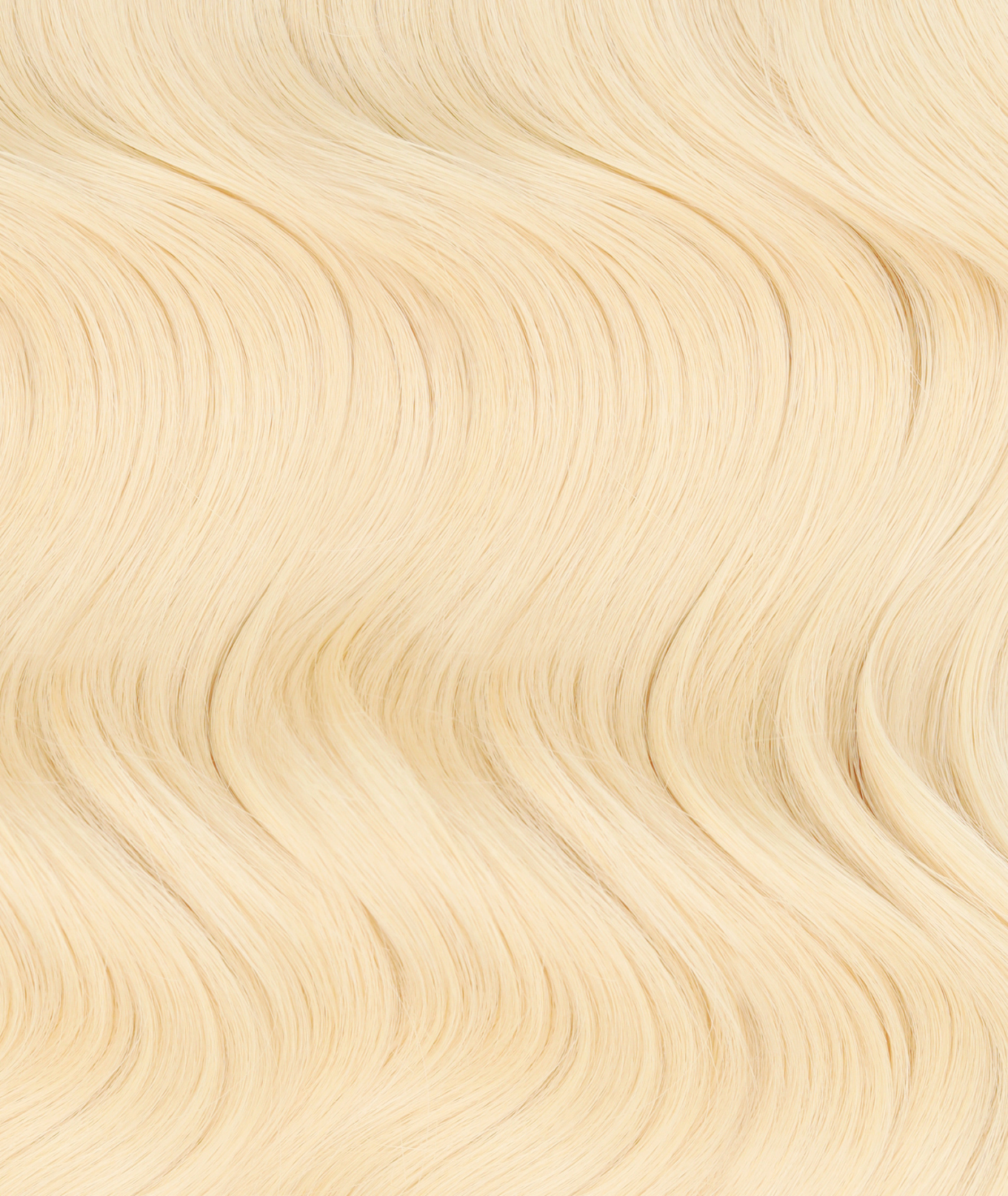 #613 Platinum Blonde Butterfly Weft™ Hair Extensions