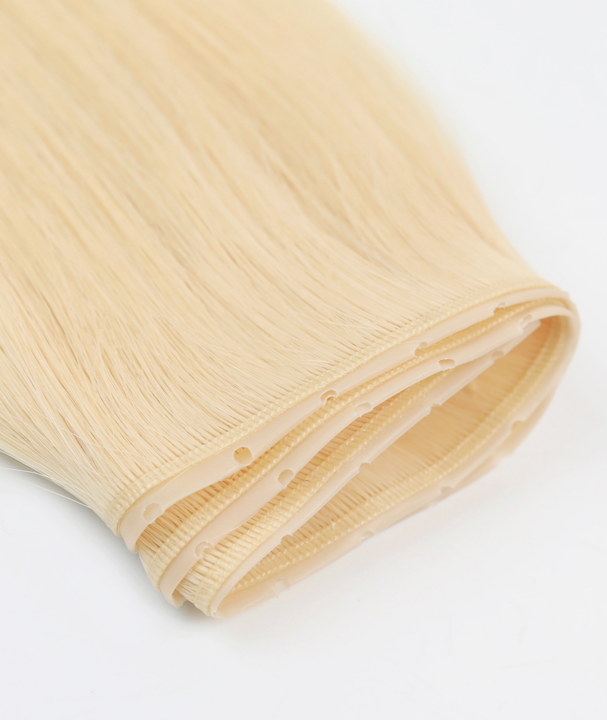 #613 Platinum Blonde Butterfly Weft™ Hair Extensions