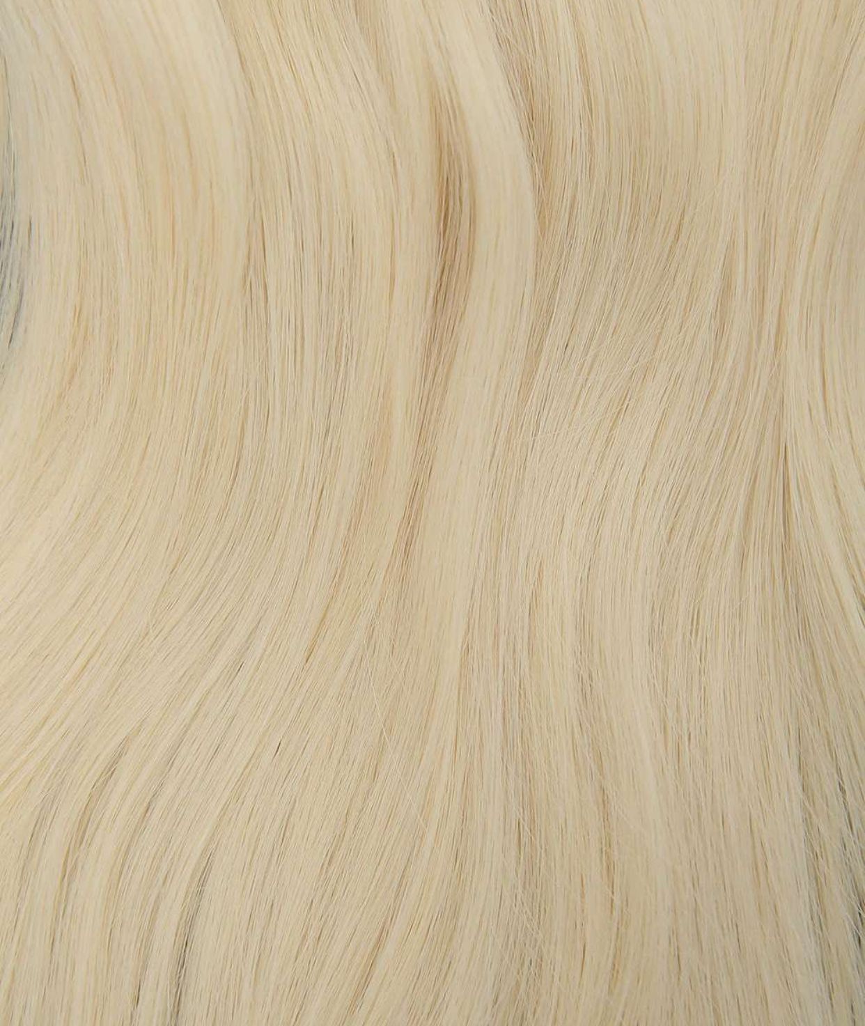 #613 Platinum Blonde Traditional Weft Extensions