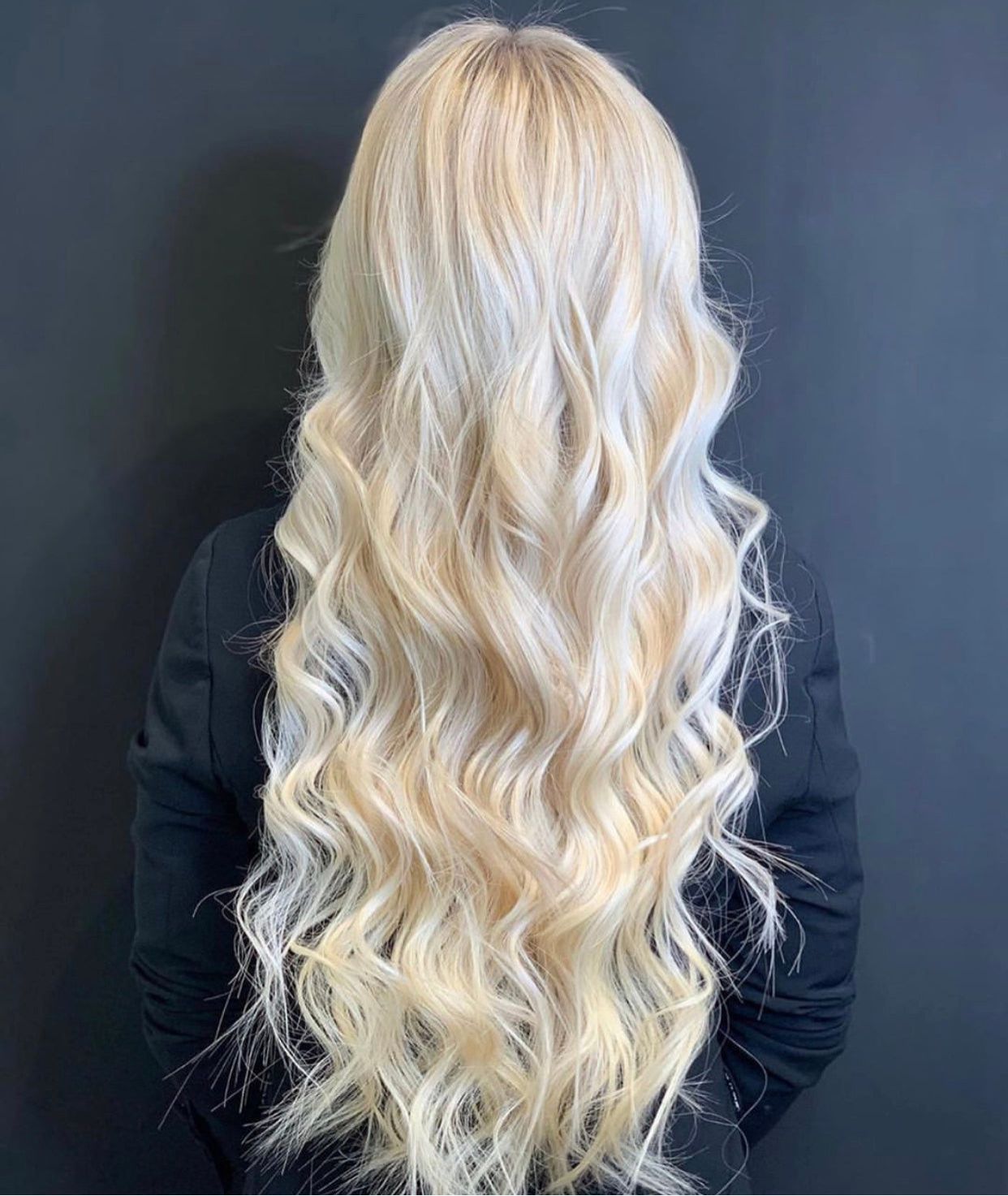 #613 Platinum Blonde Ultra Seamless Tape In Hair Extensions