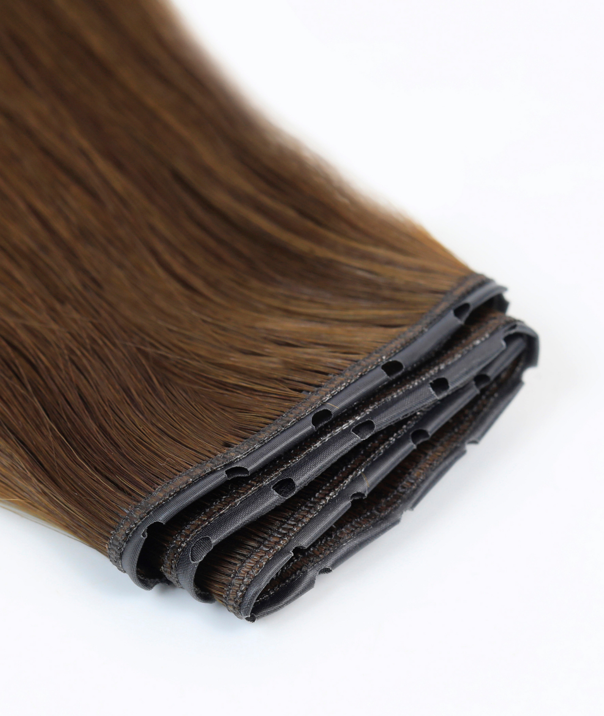 #6 Chestnut Brown Butterfly Weft™ Hair Extensions