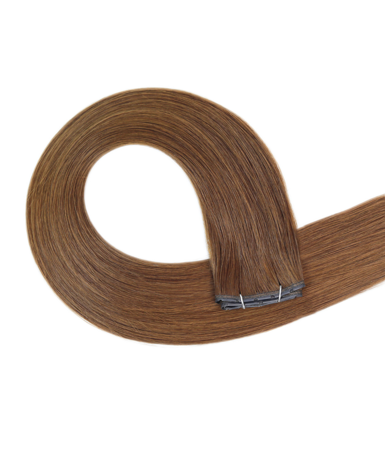 #6 Chestnut Brown Butterfly Weft™ Hair Extensions