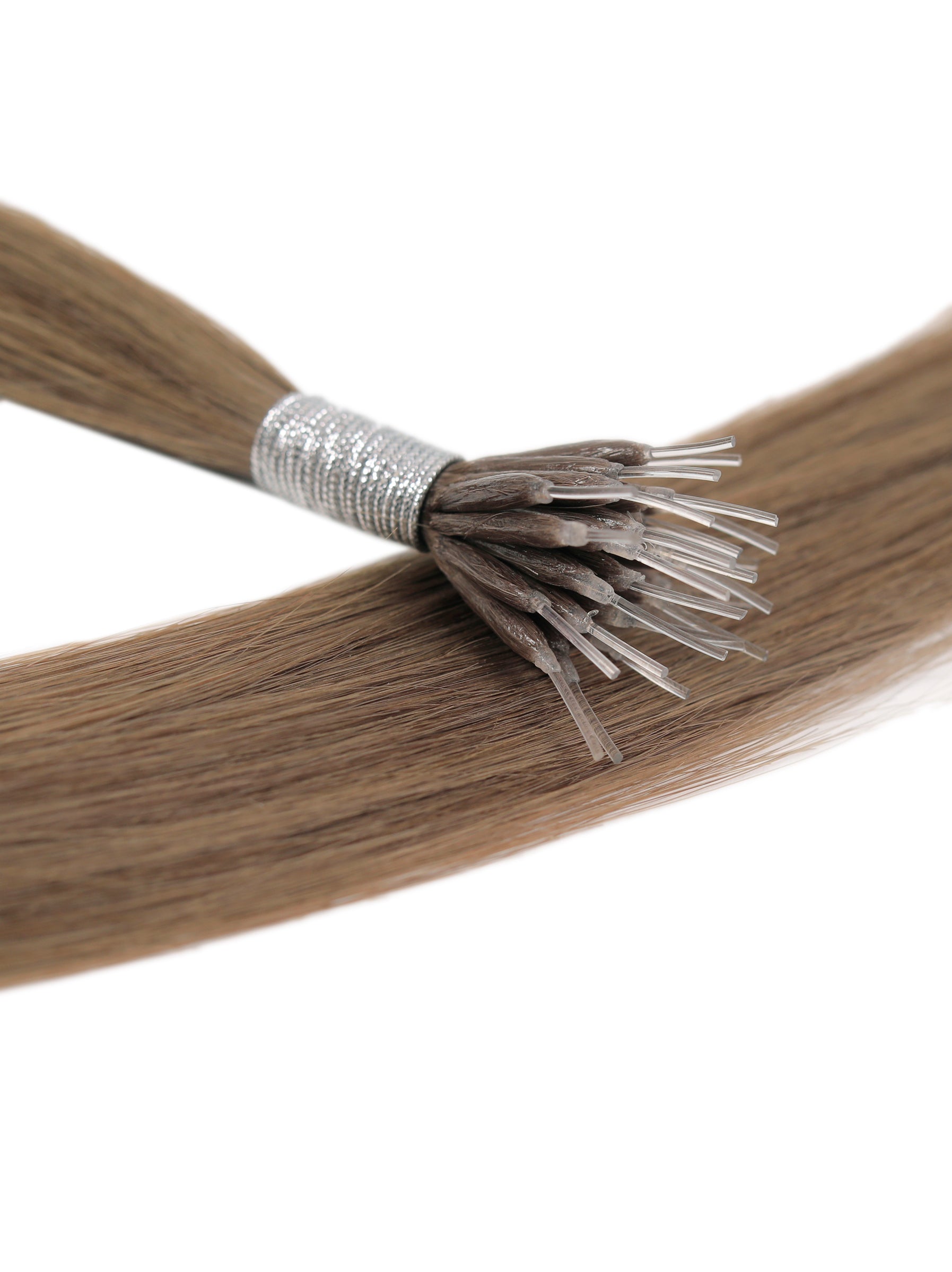 #5 Dark Ash Brown Nano Tip Hair Extensions