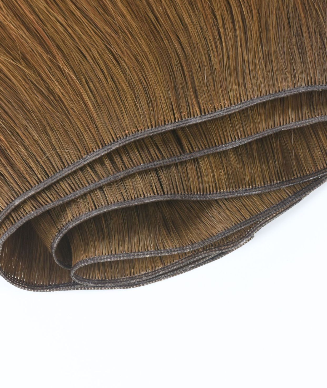 #8 Natural Light Brown Genius Weft Extensions