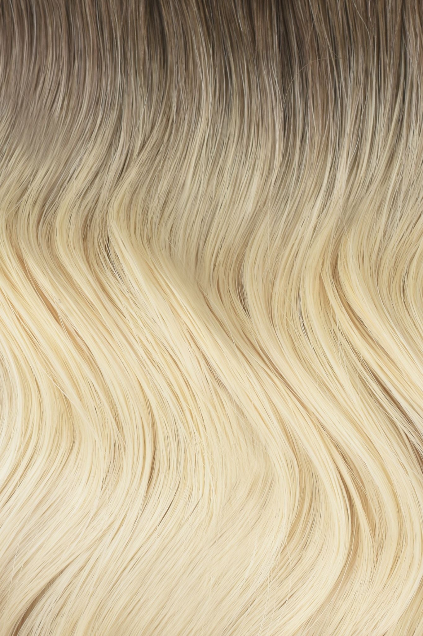 #Arctic Blonde Balayage Human Hair Topper