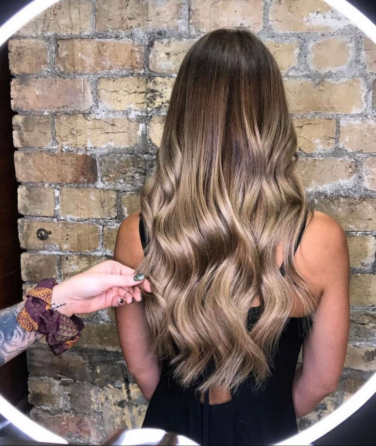 #Bronde Balayage Nano Tip Hair Extensions